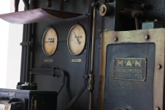 Historisches Wasserwerk Augsburg Dieselmotor Armatur