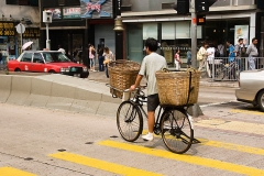 Hongkong Fahrradtransporter