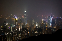 Hongkong Nacht am Victoria Peak