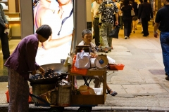 Hongkong Straßenhändler