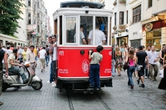Istanbul Straßenbahn Taksim Günel
