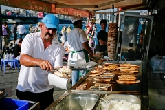 Istanbul Fischverkäufer Eminönü