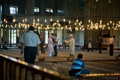 Istanbul Moschee nach Freitagsgebet