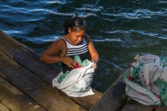 Baracoa_Waschtag am Fluß