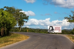 Viñales_Che Guevara Plakat, Landstrasse