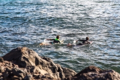 Osterinsel Surfer