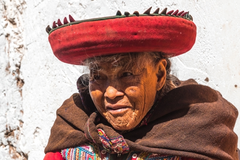 alte Peruanerin
